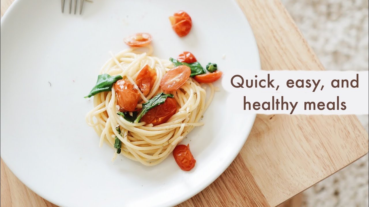 FULL DAY OF EATING HEALTHY | 3 Quick, Easy, and Healthy meals - YouTube