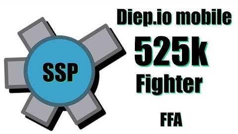 Diep.io mobile - 525k Fighter in FFA