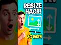 💡 Image Resize Hack You Didn’t Know!