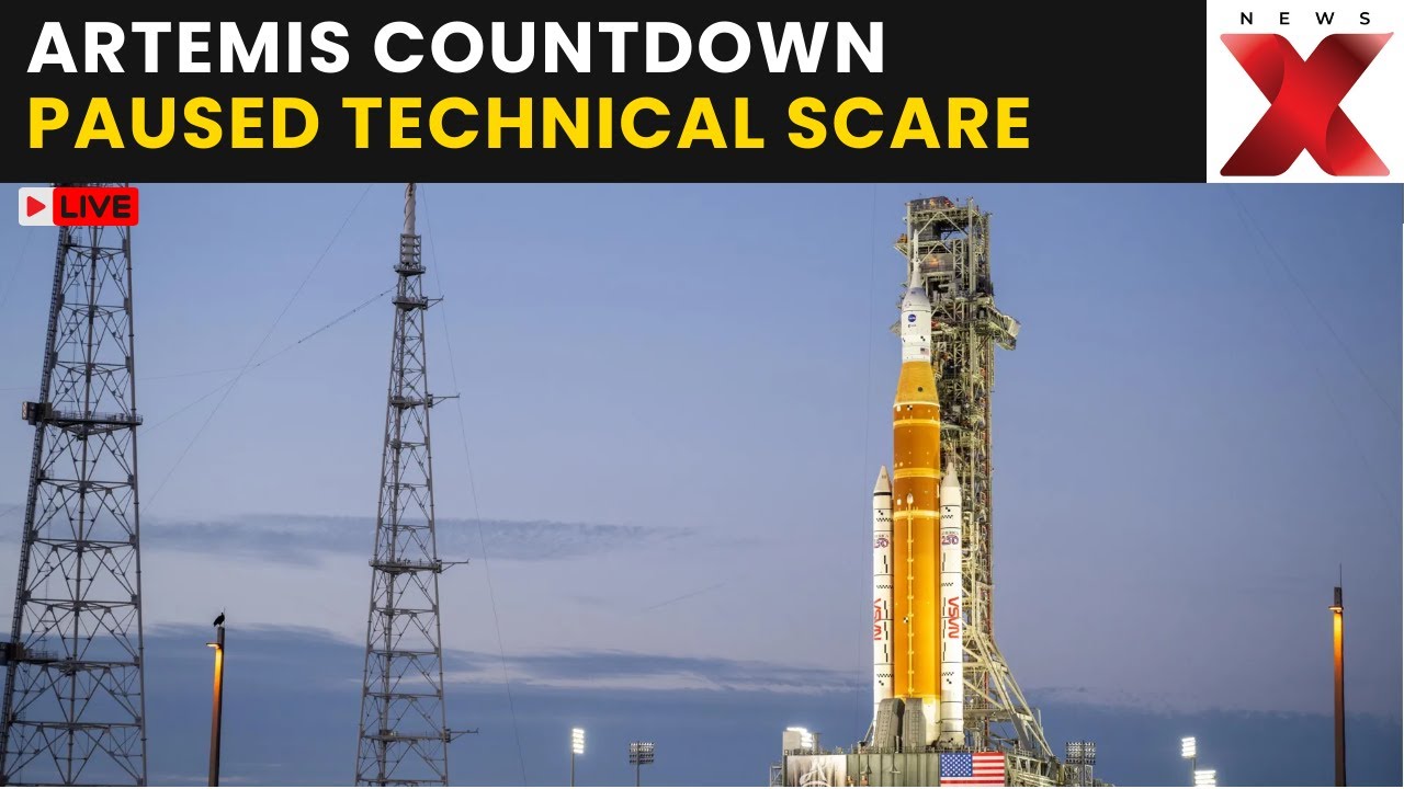 Artemis 2  LIVE : NASA delays Artemis 2 moon mission after liquid hydrogen leak | NewsX