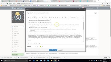 Rich Text Editor in Schoology