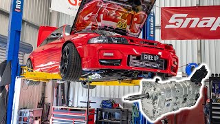 6XD Gearbox R33 Install //Will it take 1500HP+?