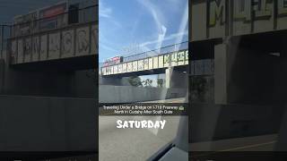 Traveling Under a Bridge on I-710 Freeway 🛣️ North in Cudahy from South Gate