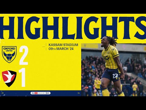 Oxford Utd Cheltenham Goals And Highlights