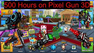What 500 Hours of Pixel Gun Looks Like (Pixel Gun 3D)