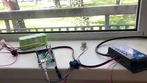 3V Motor started on LabView via a current sensor and a solar panel