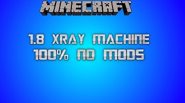 Minecraft 1.8  - Xray Machine - No Mods - 100% Legit