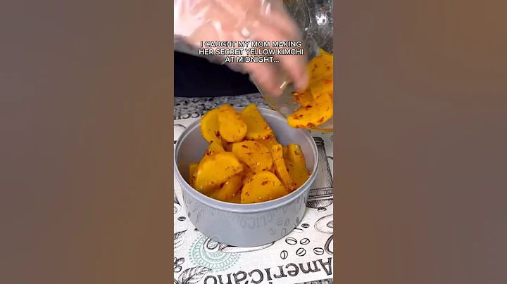 I CAUGHT MY MOM MAKING SECRET YELLOW KIMCHI #shorts #viral #mukbang