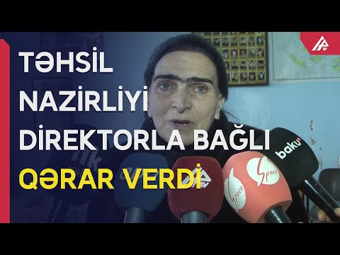 Müəllimi təhqir edən məktəb direktoru işdən çıxarılıb