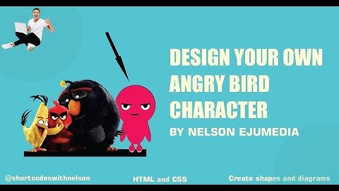 Angry bird || HTML and CSS
