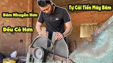 Nông Dân Cải Tiến Máy Băm Cỏ - Thực Dụng, Phù Hợp Cho Chăn Nuôi Dê Nhất