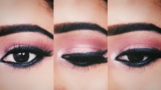 Simple Eye Makeup For Beginners Step by Step In Telugu | Smokey Eye Makeup Tips  For Beginners