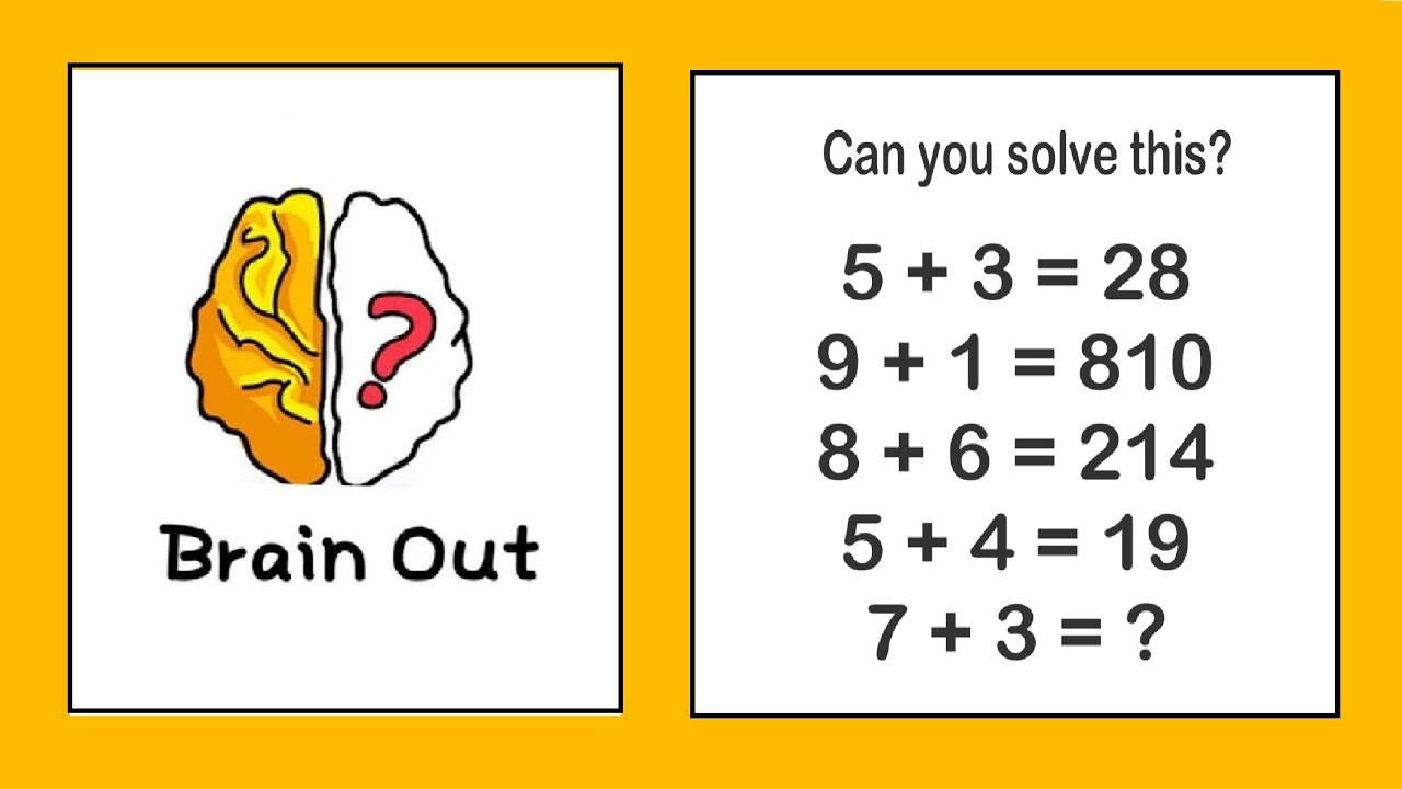 Can you solve this. Вы сможете решить эту задачу Brain out. Brain questions.
