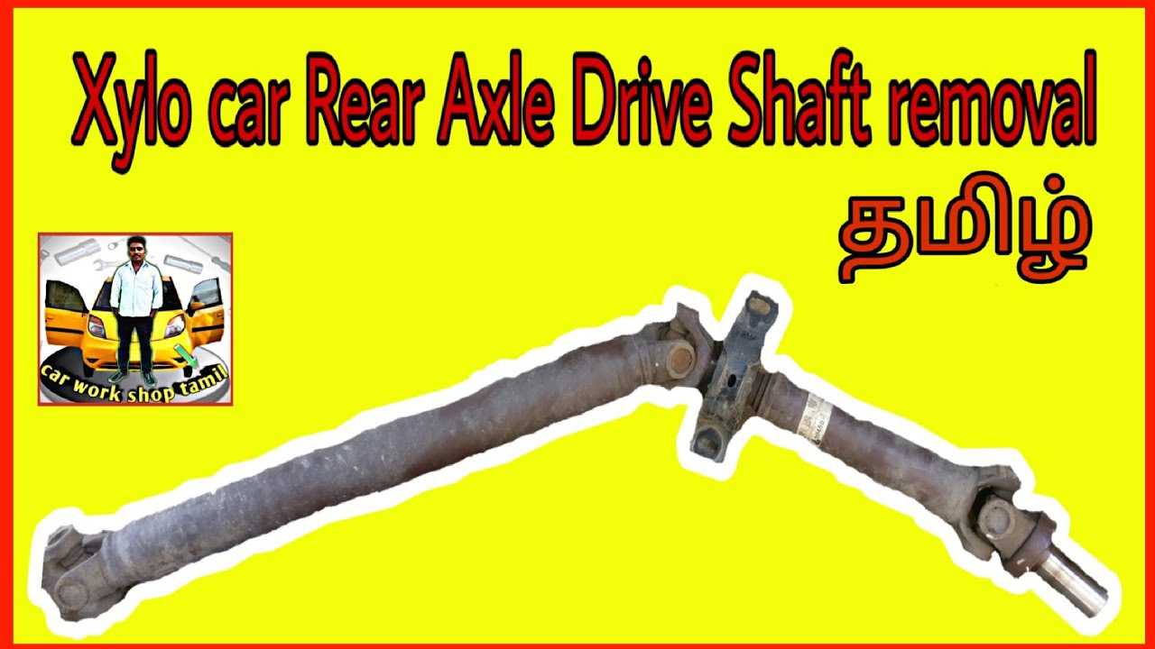 Xylo car rear axle drive shaft removal in Tamil YouTube
