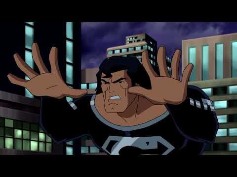 Black Suit Superman vs  Cloned Superman | Superman Doomsday