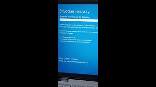 Lap or PC Bitlocker recovery issue solution shorts trending viral laptop bitlocker tamil