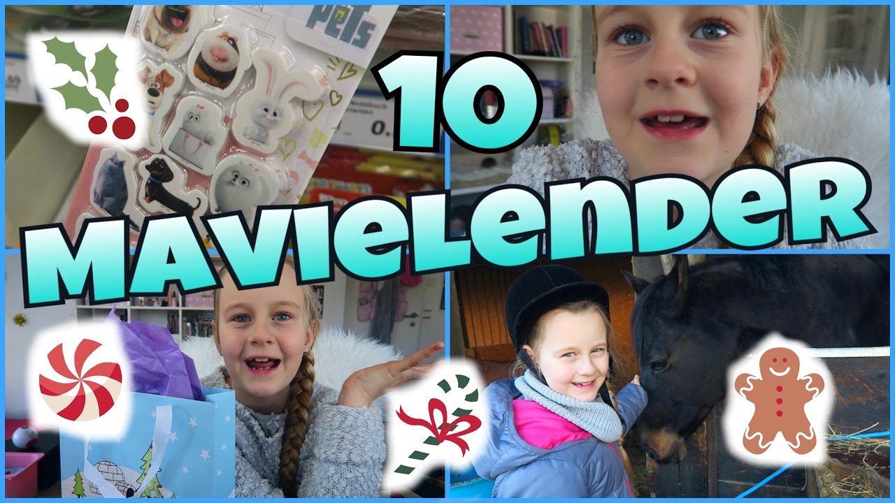 VLOGMAS 10🎄Adventskalender Vlog🐴Reiten🎄coole Mädchen mavie noelle instagram