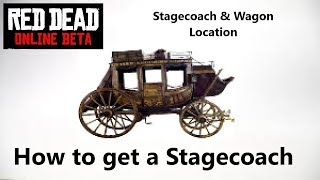 Vellykket Mordrin Støjende How to find a Stagecoach / Wagon in Red Dead Online | RDR2 | Red Dead  Redemption 2 | Multiplayer - YouTube