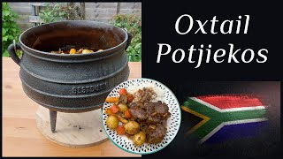 How To Cook Oxtail Potjiekos - Beef Potjie - South African Food #potjiekos #potjie #braai #oxtails