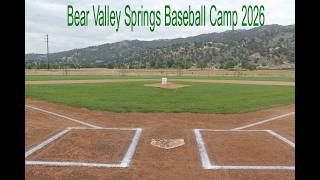 Bear Valley Springs Baseball Camp 2026