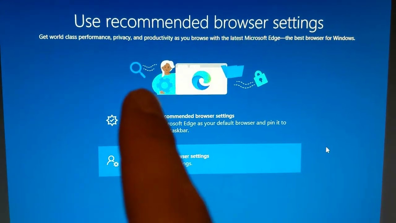 After Windows July Update Use Recommended Browser Settings