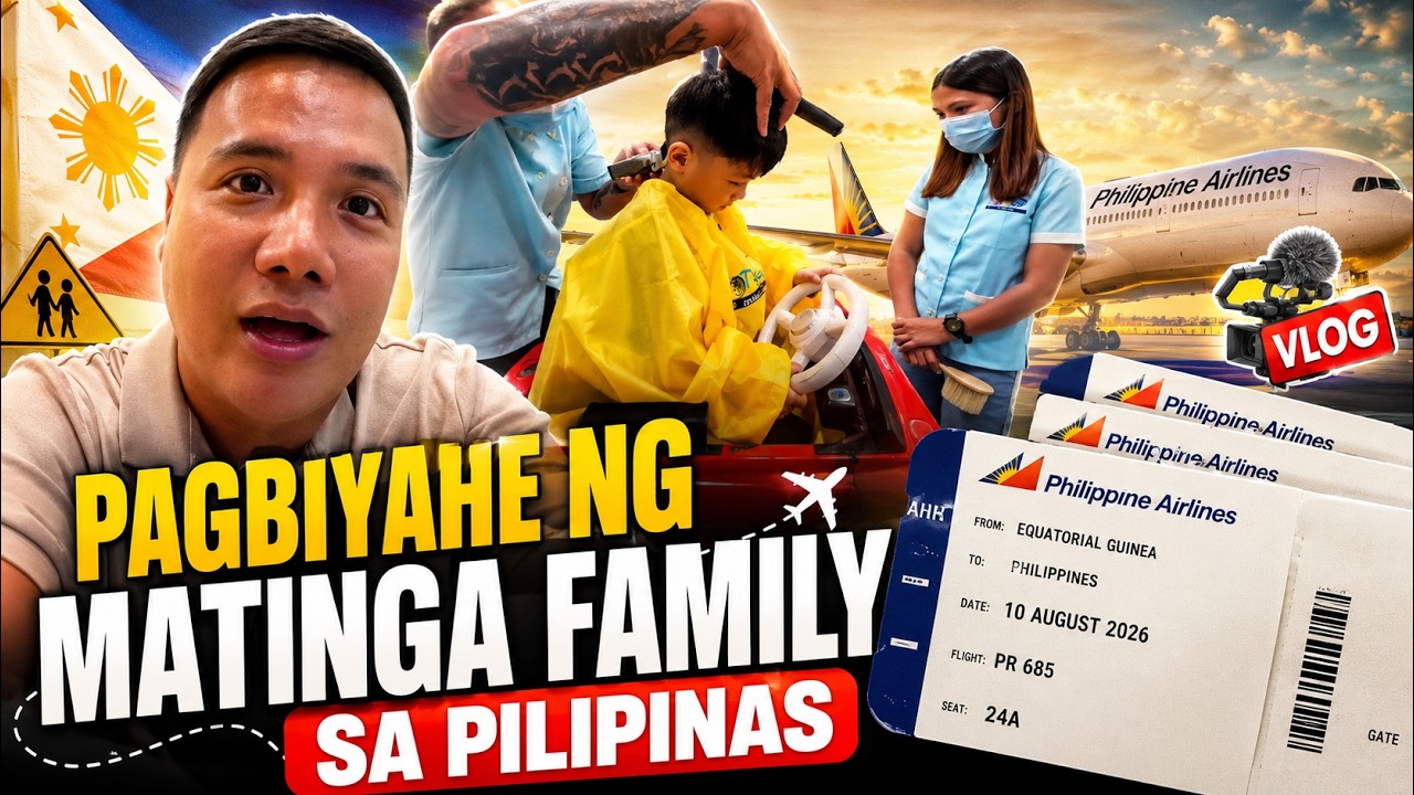 PAGBIAHE NG MATINGA FAMILY SA PILIPINAS! GANYAN SİLA AMIR AT BIVIAN!!