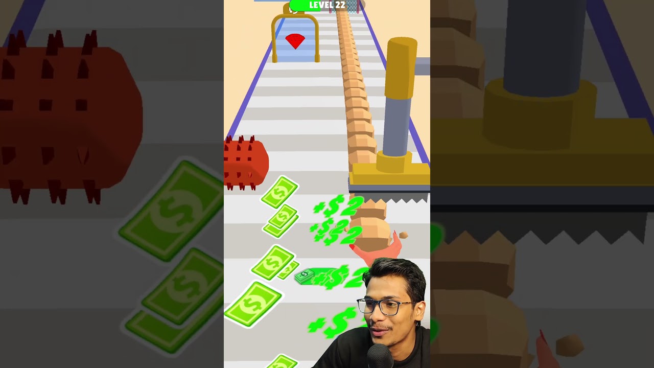 Most Addictive Stacking Game Gem Run: Gem Stack Game Adventure Level 20 L22  