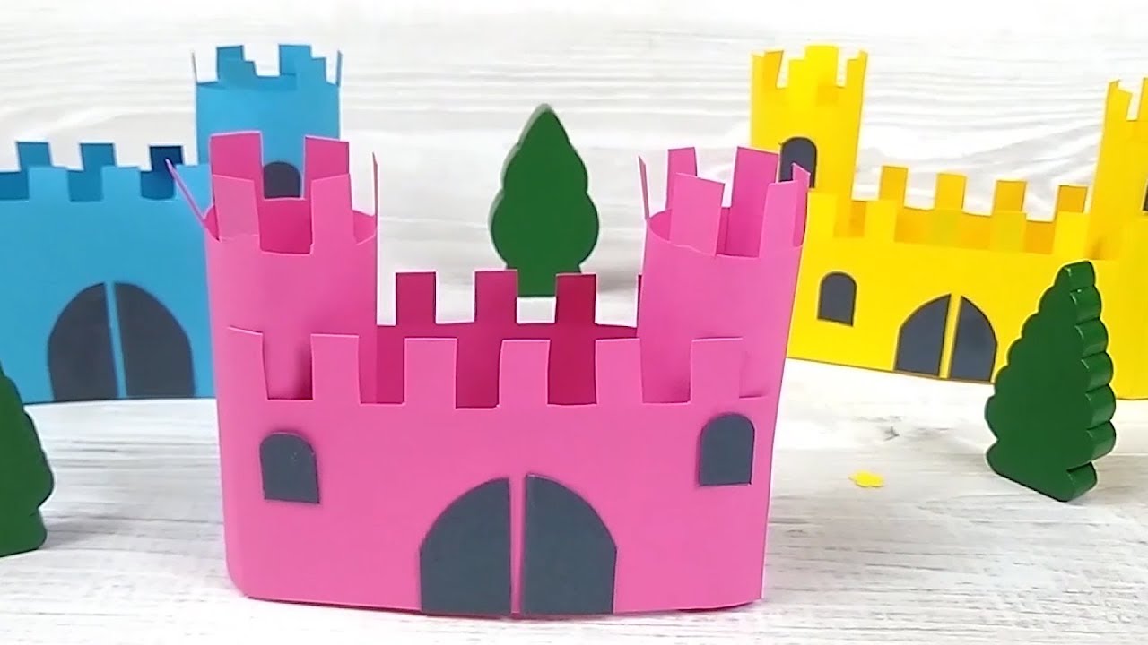 Castelli Tridimensionali Di Carta Tutorial Youtube