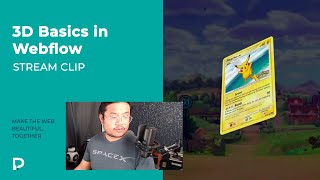 Learning the basics of 3D interactions in Webflow - Stream clip