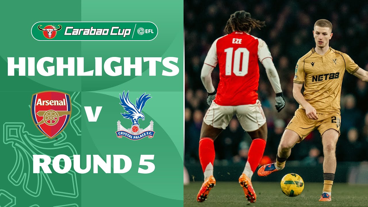 [Highlight] EFL Carabao Cup : Arsenal vs Cystal Palace (24-12-68)