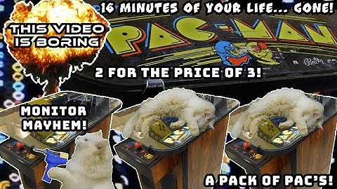 Triple Pac-Man Arcade Repair - Part 1 of 2