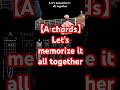【For beginners】A chords Let's memorize it all together