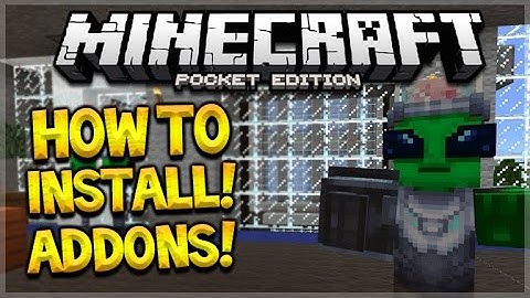 MCPE ADDONS TUTORIAL!! Minecraft Pocket Edition 0.16.0 - How To Install Addons Maps Guide