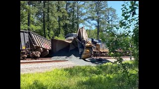 CSX I032 and L743 head on collision in Folkston, GA | Scanner Feed 4/15/24