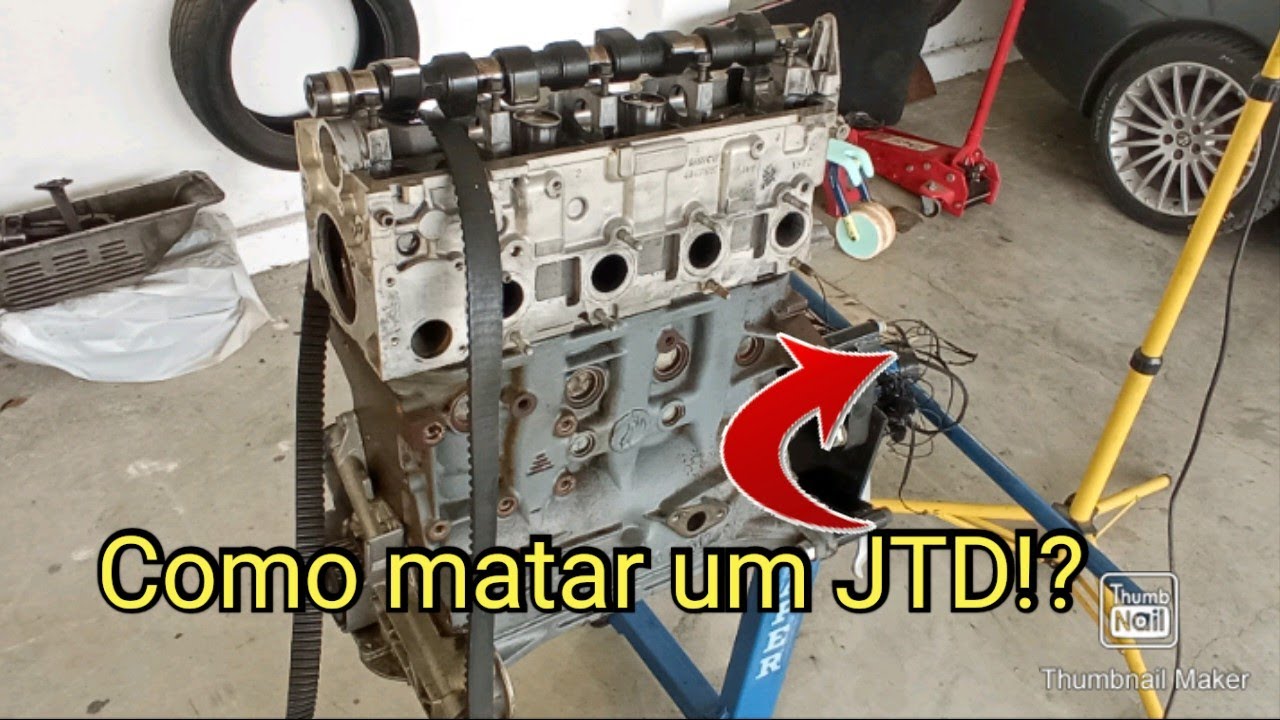 (quase) INDESTRUTIVEL! Autopsia ao motor JTD 8V. Desmontagem total!