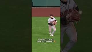 Phillies hit 2 walk off in the same day 😳😳😳@MLB @phillies #foryou #baseball #mlb #walkoff