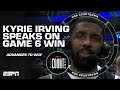 Do you really want to go to a game 7 in okc  kyrie on his speech to the mavs  nba countdown