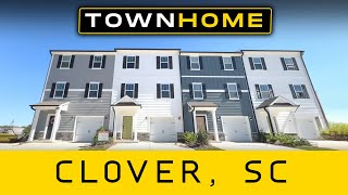 Clover, SC Townhome Tour: The Darlow in Penley Place by True Homes