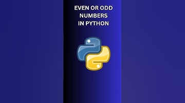 Even odd numbers in #python #pythontutorial #tutorial #coding #pythonforbeginners #programming