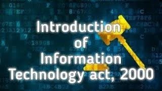 IT Act 2000 and Amendment Act 2008