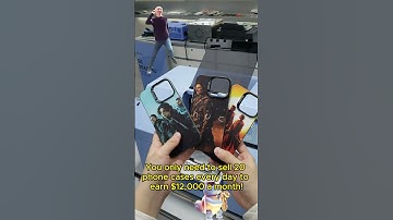 Start your phone case business with Lensun 2.8D UV printer right now! #lensun  #phonecasesprinter