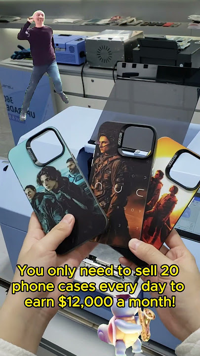 Start your phone case business with Lensun 2.8D UV printer right now! #lensun  #phonecasesprinter