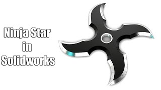 Designing a 4-Bladed Shuriken (Ninja Star) in SolidWorks Profile
