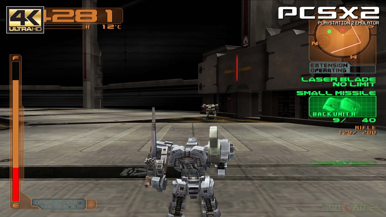 Armored Core 3 - PS2 Gameplay UHD 4k 2160p (PCSX2) 