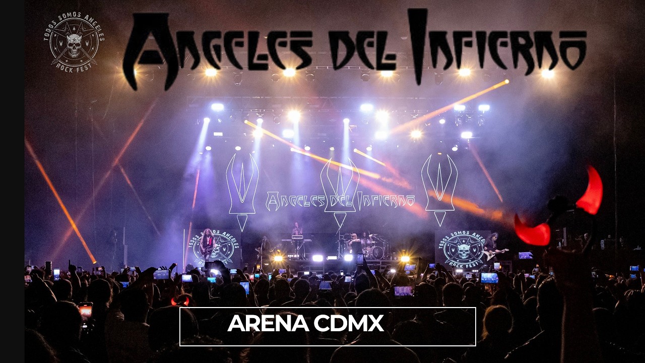 🖤  #AngelesdelInfierno en la Arena #CDMX ❤️‍🔥 (Vloog) Todos Somos Angeles Rock Fest 2026