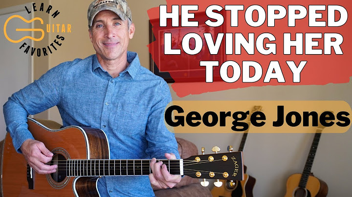 He Stopped Loving Her Today Guitar version - Guitar performance video thumbnail