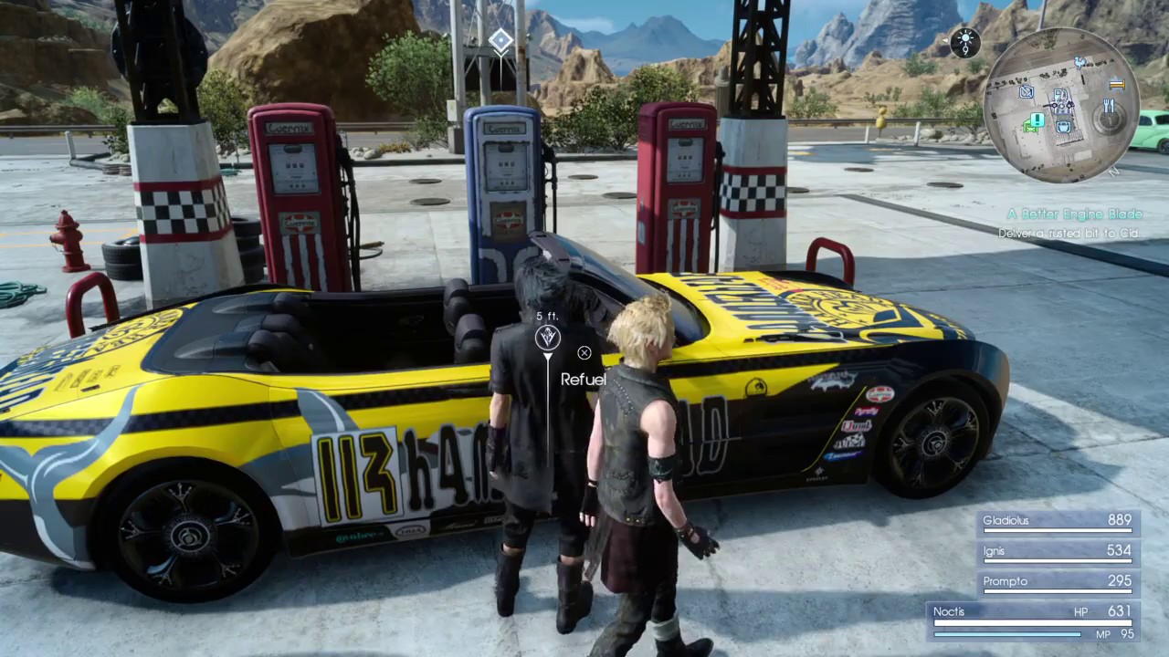 FINAL FANTASY XV Location of Rusted Bit YouTube