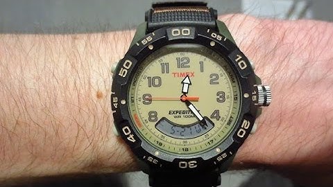 TIMEX T45181 Expedition WR 100m Resin Combo Review