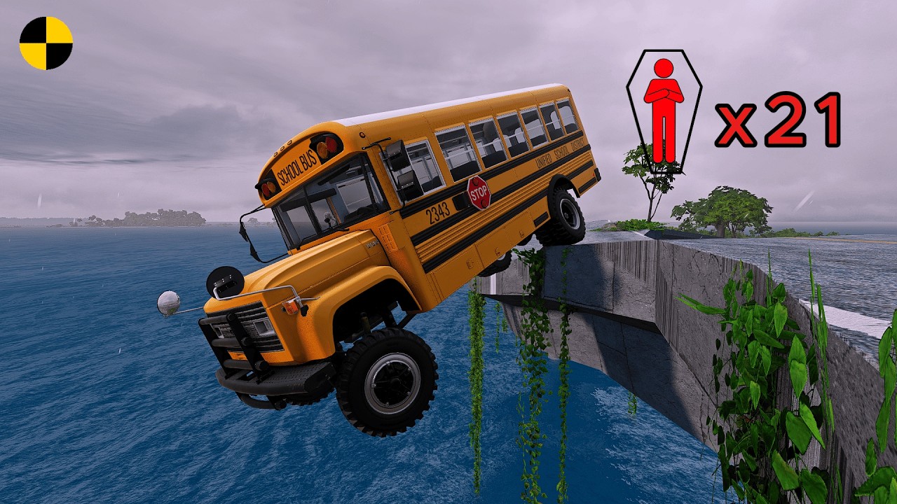 Realistic High-Speed Car Crashes in BeamNG.drive #153 | Ultra Detailed Crash Compilation