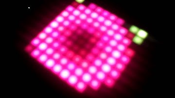 10x10 RGB LED Matrix animation